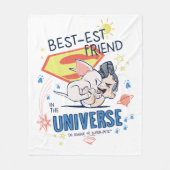 Krypto & Superman: Der beste Freund im Universum Fleecedecke (Vorderseite)