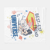 Krypto & Superman: Der beste Freund im Universum Fleecedecke (Vorderseite (Horizontal))