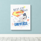 Krypto & Superman: Der beste Freund im Universum Leinwanddruck (Insitu (Holzboden))