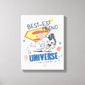 Krypto & Superman: Der beste Freund im Universum Leinwanddruck (Vorderseite)