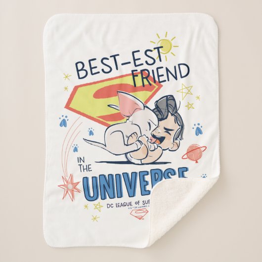 Krypto & Superman: Der beste Freund im Universum Sherpadecke (Vorderseite)
