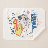 Krypto & Superman: Der beste Freund im Universum Sherpadecke (Vorderseite (Horizontal))