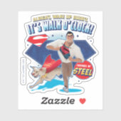 Krypto & Superman - Es ist Walk O'Clock! Aufkleber (Blatt)