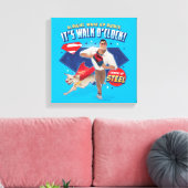 Krypto & Superman - Es ist Walk O'Clock! Leinwanddruck (Insitu (Wohnzimmer))