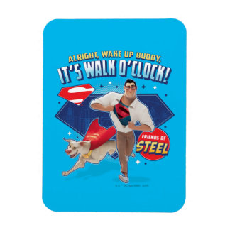 Krypto & Superman - Es ist Walk O'Clock! Magnet