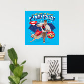 Krypto & Superman - Es ist Walk O'Clock! Poster (Heimbüro)