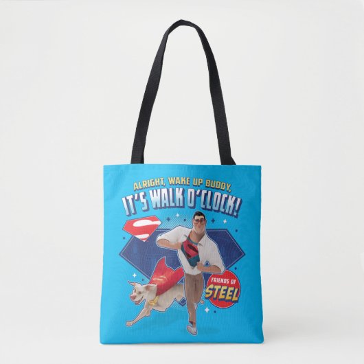 Krypto & Superman - Es ist Walk O'Clock! Tasche (Vorderseite)