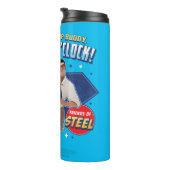 Krypto & Superman - Es ist Walk O'Clock! Thermosbecher (Nach rechts gedreht)