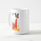 Krypto- und Aktienmarkt-Humor Kaffeetasse (Vorderseite Links)