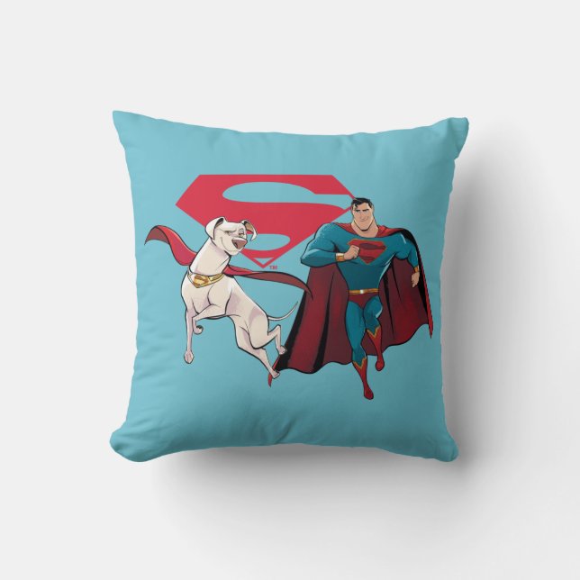 Krypto und Superman Kissen (Vorderseite)