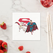Krypto und Superman Serviette (Beispiel)