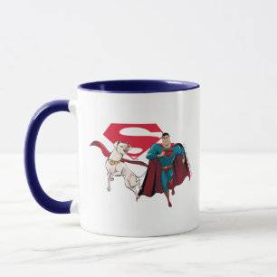 Krypto und Superman Tasse
