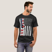 Krypto USA Flag Bitcoin Kryptowährungen Krypto Tr T-Shirt (Vorne ganz)