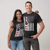Krypto USA Flag Bitcoin Kryptowährungen Krypto Tr T-Shirt (Unisex)