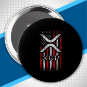 Krypto-Währung - XRP Kryptowährung - Amerikanische Button