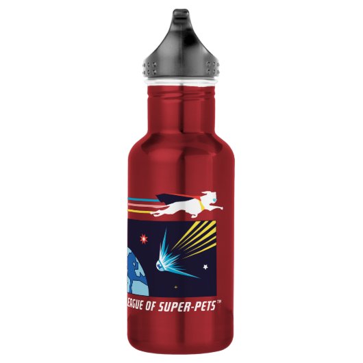 Krypto Weltraum zur Metropole Edelstahlflasche (Rechts)