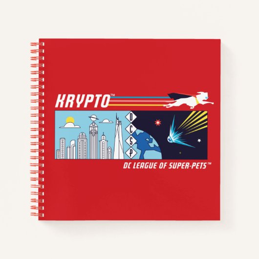 Krypto Weltraum zur Metropole Notizblock (Vorderseite)