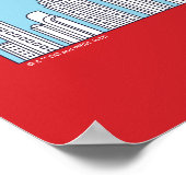 Krypto Weltraum zur Metropole Poster (Ecke)