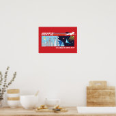 Krypto Weltraum zur Metropole Poster (Küche)