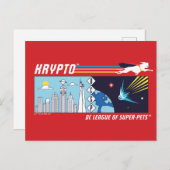 Krypto Weltraum zur Metropole Postkarte (Vorne/Hinten)