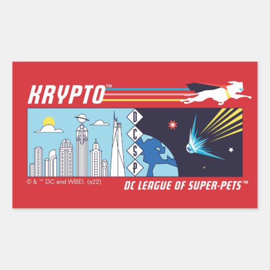 Krypto Weltraum zur Metropole Rechteckiger Aufkleber (Vorderseite)