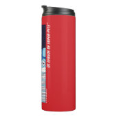 Krypto Weltraum zur Metropole Thermosbecher (Nach rechts gedreht)