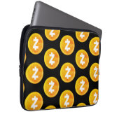 Kryptobeutel im Barstil Laptopschutzhülle (Vorne Rechts)