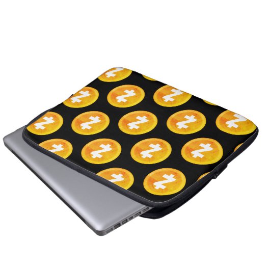 Kryptobeutel im Barstil Laptopschutzhülle (Vorne Knopf)