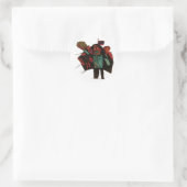 Kryptofarbe Runder Aufkleber (Tasche)