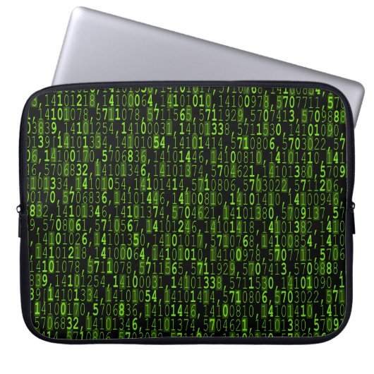 Kryptographiecoding - Geek Laptopschutzhülle (Vorderseite)