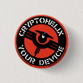 Kryptohelix - Ihr Gerät (RED) Button (Vorderseite)
