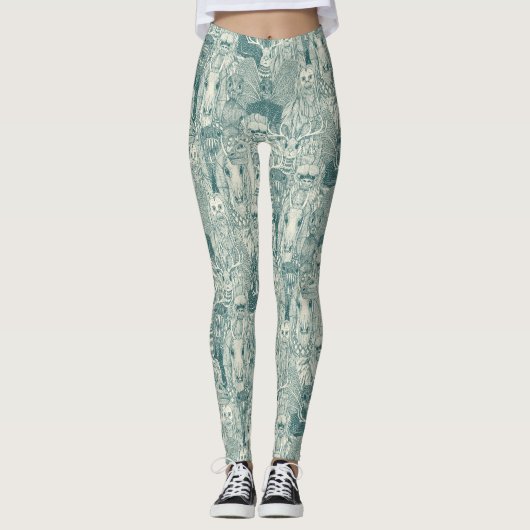 Kryptokiefer-Perlen-Leggings Leggings (Vorderseite)