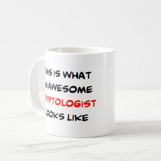 Kryptologe, phantastisch kaffeetasse (Vorderseite Links)