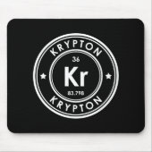 Krypton Element Black Mouse Pad Mousepad (Vorne)