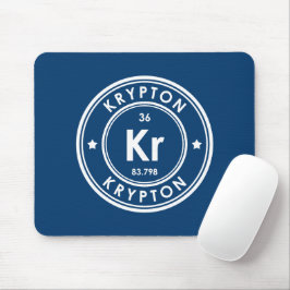 Krypton Element Blue Mouse Pad Mousepad
