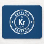 Krypton Element Blue Mouse Pad Mousepad (Vorne)