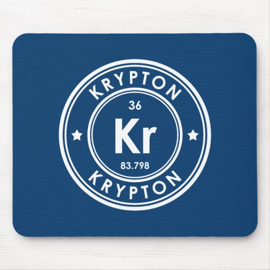 Krypton Element Blue Mouse Pad Mousepad (Vorne)