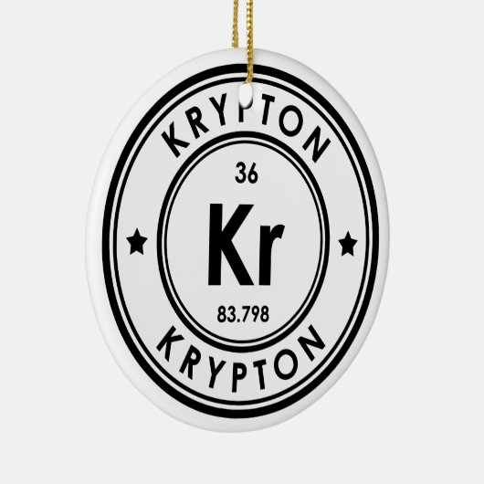 Krypton Element Keramik Ornament (Rechts)