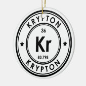 Krypton Element Keramik Ornament (Links)