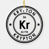 Krypton Element Keramik Ornament (Hinten)