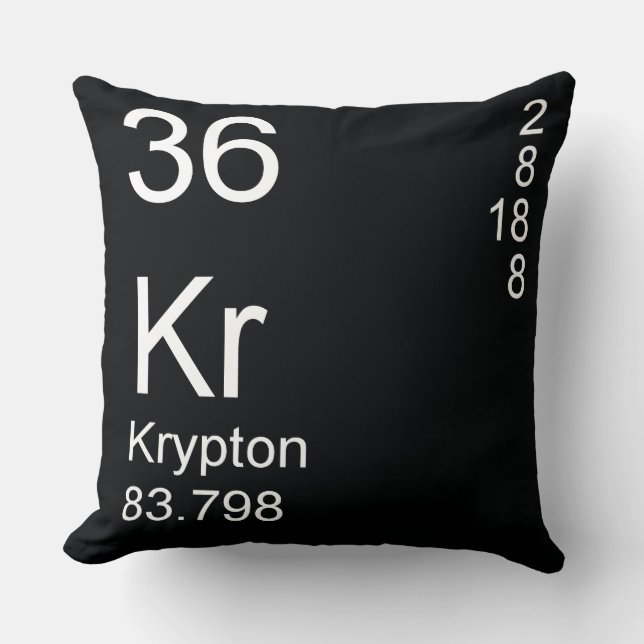 Krypton Kissen (Vorderseite)