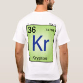 Krypton- (Kr)Element-T - Shirt (Rückseite)