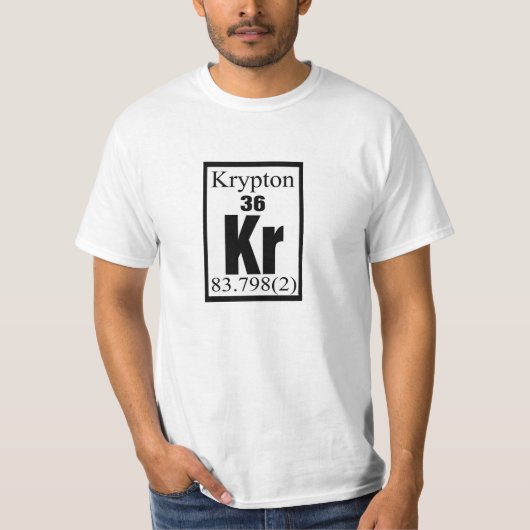 Krypton. T-Shirt (Vorderseite)