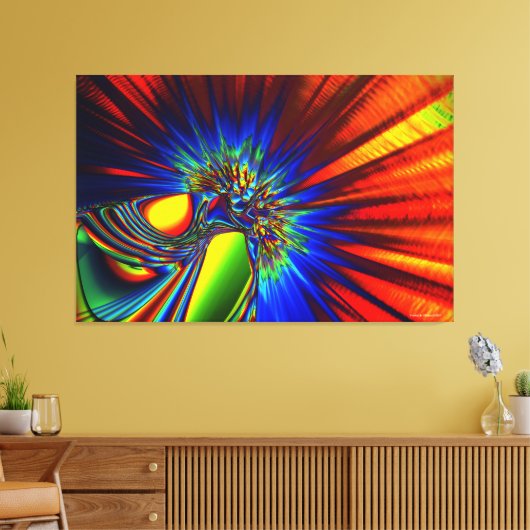 Kryptonit Leinwanddruck (Insitu (Wohnzimmer))