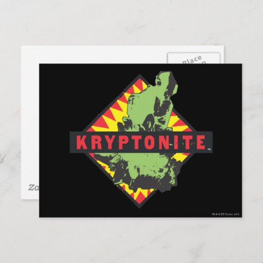 Kryptonit Postkarte (Vorne/Hinten)