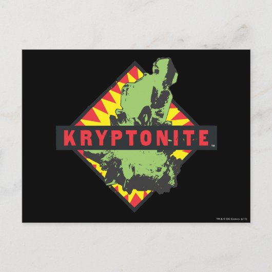 Kryptonit Postkarte (Vorderseite)