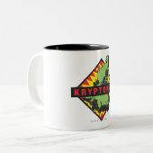 Kryptonit Zweifarbige Tasse (Vorderseite Links)