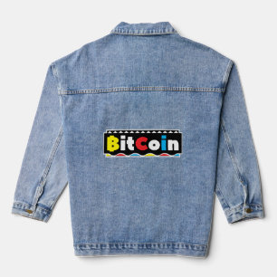 Kryptorevolution: Bold Statement-T - Shirt für Dig Jeansjacke