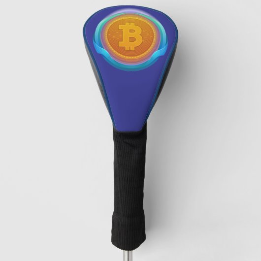 KRYPTOWÄHRUNG-BITCOIN GOLF HEADCOVER (Vorderseite)