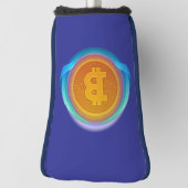 KRYPTOWÄHRUNG-BITCOIN GOLF HEADCOVER (Rotieren 90)